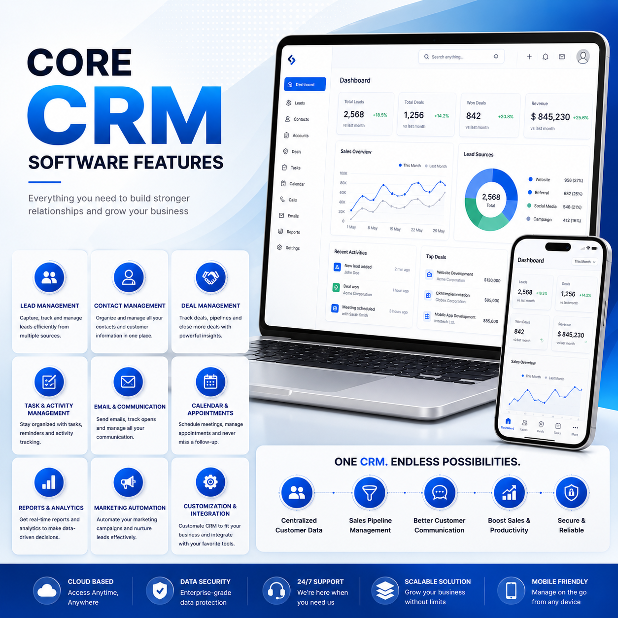 Core CRM Software Features